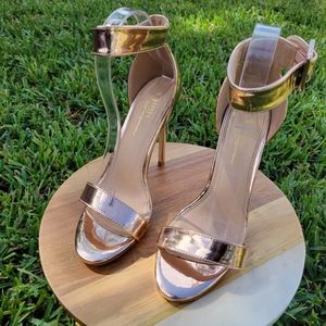 Olivia Ferguson Rose Gold Heels
